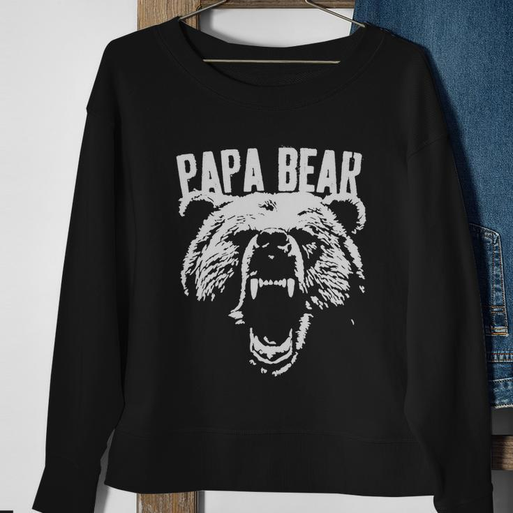 Papa Bear Best Dad Shirt Fathers Day Father Pop Gift Men Sweatshirt Gifts for Old Women