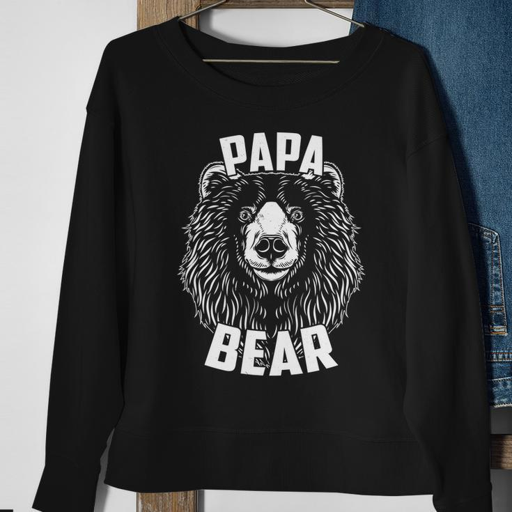 Papa Bear Fathers Day Tshirt Sweatshirt Gifts for Old Women