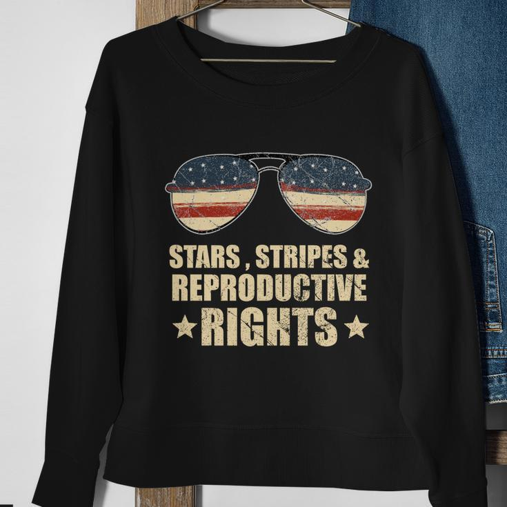 Patriotic 4Th Of July Stars Stripes And Reproductive Rights Funny Gift V2 Sweatshirt Gifts for Old Women