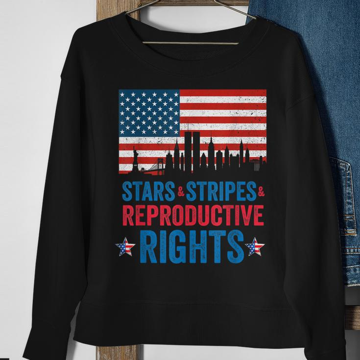 Patriotic 4Th Of July Stars Stripes Reproductive Right V4 Sweatshirt Gifts for Old Women