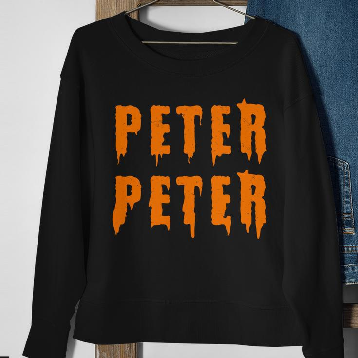 Peter Peter Spooky Halloween Funny Tshirt Sweatshirt Gifts for Old Women