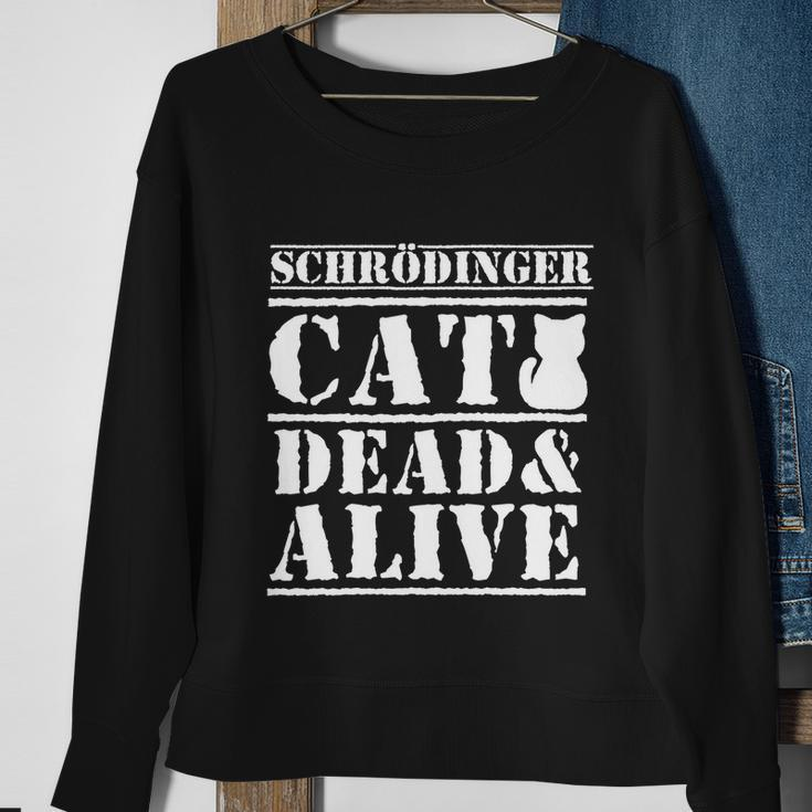 Physicists Scientists Schrödingers Katze Cool Gift Sweatshirt Gifts for Old Women