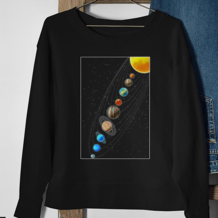 Planets Solar System V2 Sweatshirt Gifts for Old Women