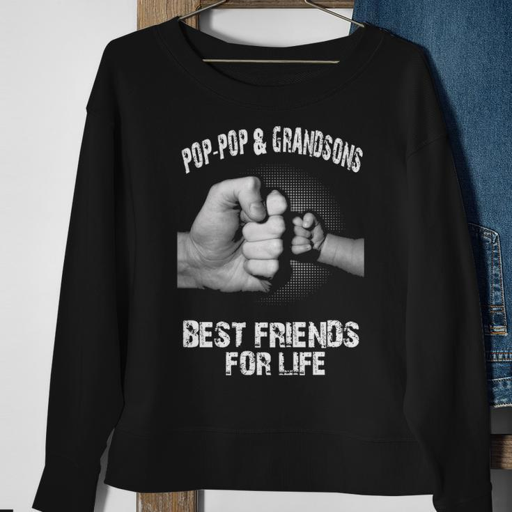 Pop-Pop & Grandsons - Best Friends Sweatshirt Gifts for Old Women