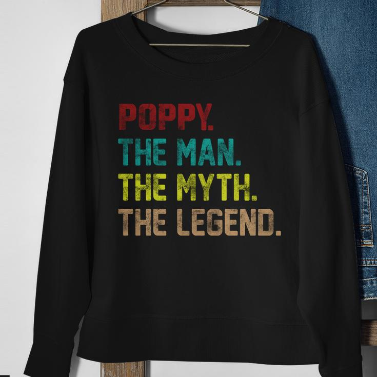 Poppy The Man The Myth The Legend Sweatshirt Gifts for Old Women