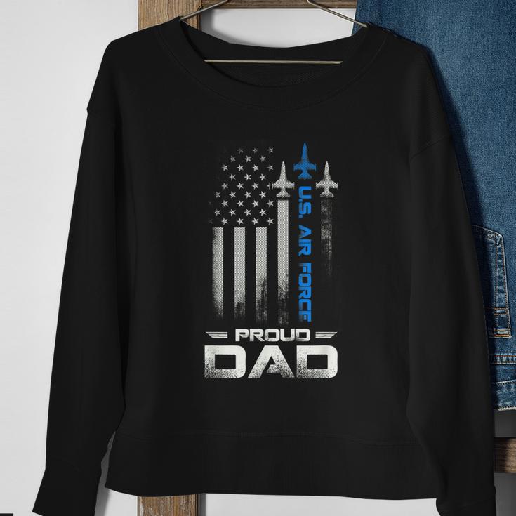 Pride US Army Im A Proud Air Force Dad Sweatshirt Gifts for Old Women