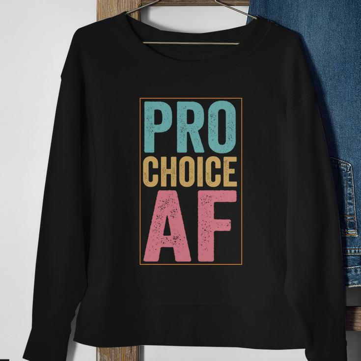 Pro Choice Af Reproductive Rights Vintage Sweatshirt Gifts for Old Women