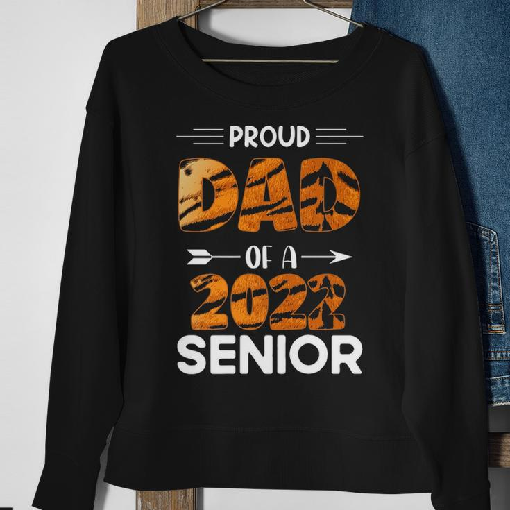 Proud Dad Of A 2022 Senior Tiger Print Sweatshirt Gifts for Old Women