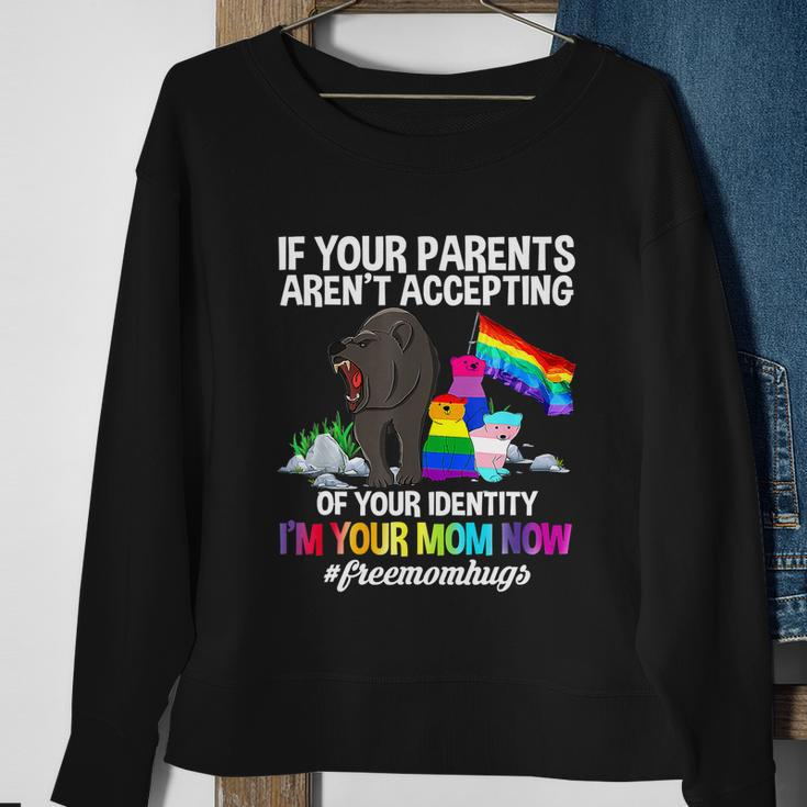 Proud Mama Bear Lgbt Gay Pride Lgbtq Free Mom Hugs Sweatshirt Gifts for Old Women