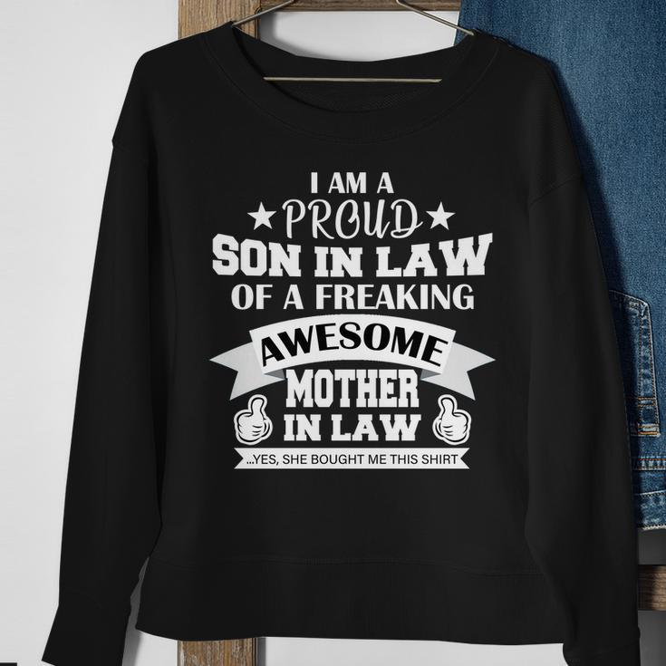 Proud Son In Law Of An Awesome Mother In Law Tshirt Sweatshirt Gifts for Old Women