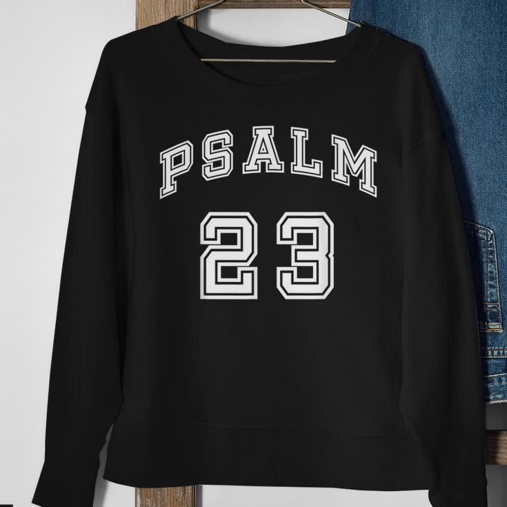Psalm 23 Fearless Christian Sports Double Sided Sweatshirt Gifts for Old Women
