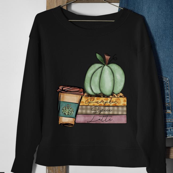 Pumpkin Spill Lette Thanksgiving Quote Sweatshirt Gifts for Old Women