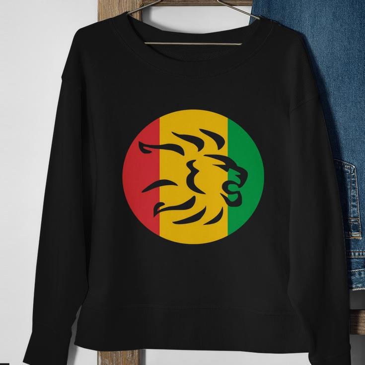 Rasta Lion Head Reggae Dub Step Music Dance Tshirt Sweatshirt Gifts for Old Women