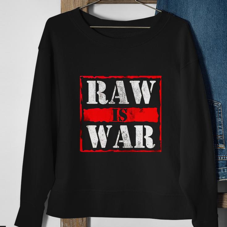 Raw Is War Wrestler Vintage Sweatshirt Gifts for Old Women