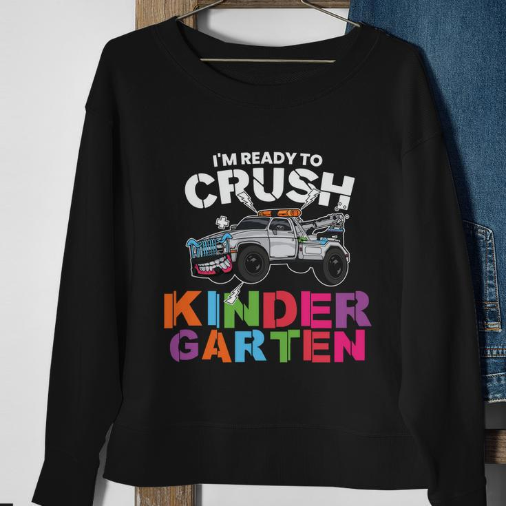 Ready To Crush Kindergarten Truck Back To School Sweatshirt Gifts for Old Women