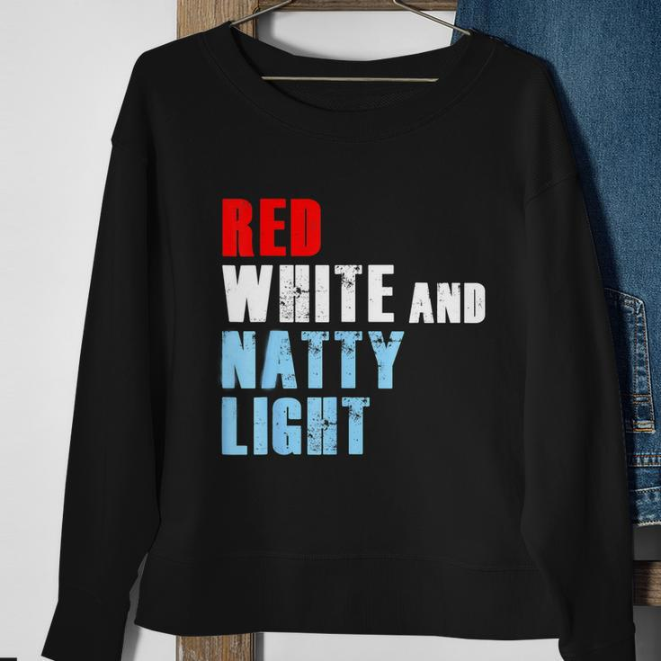 Red White & Nattylight For Mens Womens 4Th Of July Sweatshirt Gifts for Old Women
