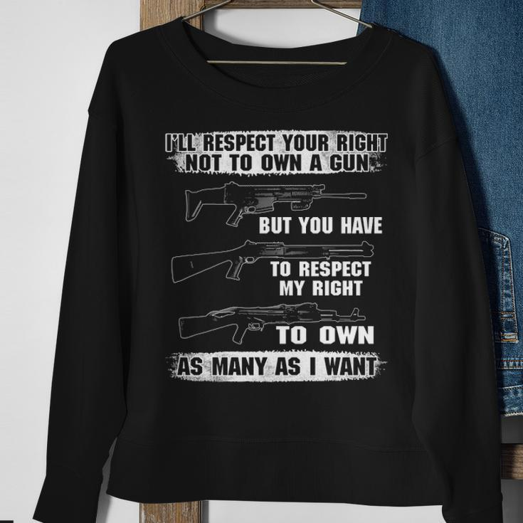 Respect My Right Sweatshirt Gifts for Old Women