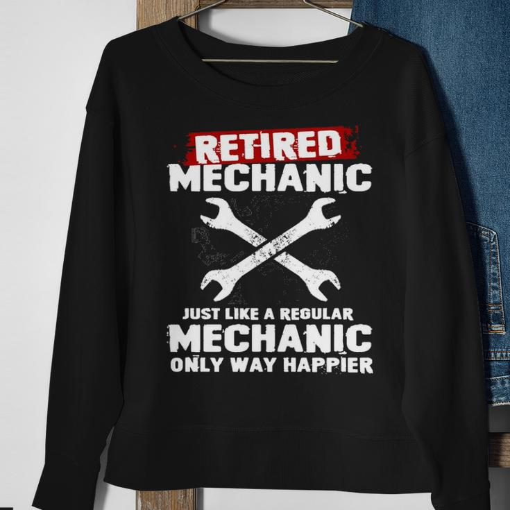 Retired Mechanic V2 Sweatshirt Gifts for Old Women