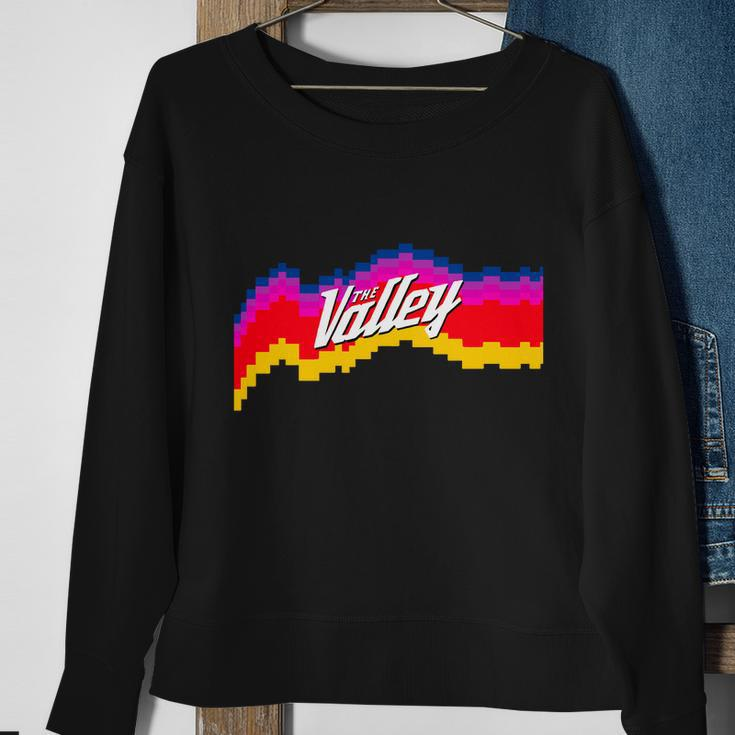 Retro Logo The Valley Phoenix Basketball Sweatshirt Gifts for Old Women