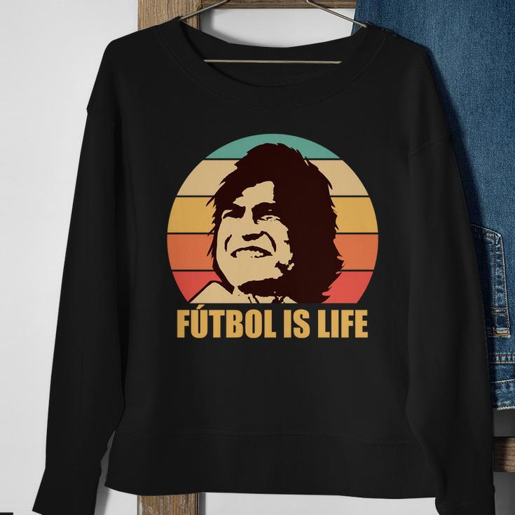Retro Vintage Futbol Is Life Tshirt Sweatshirt Gifts for Old Women