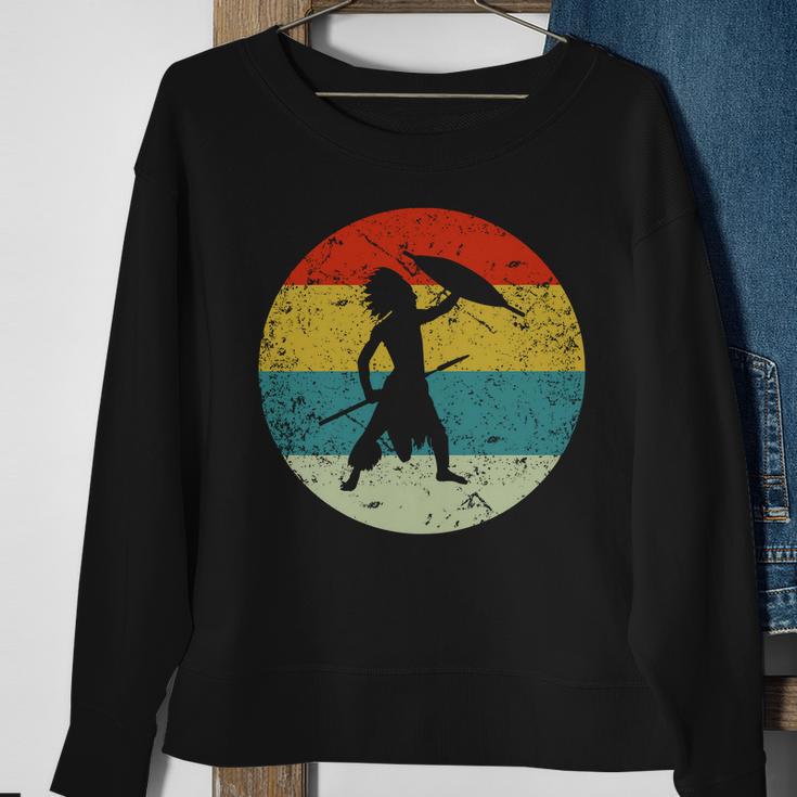 Retro Vintage Indian Warrior Sweatshirt Gifts for Old Women