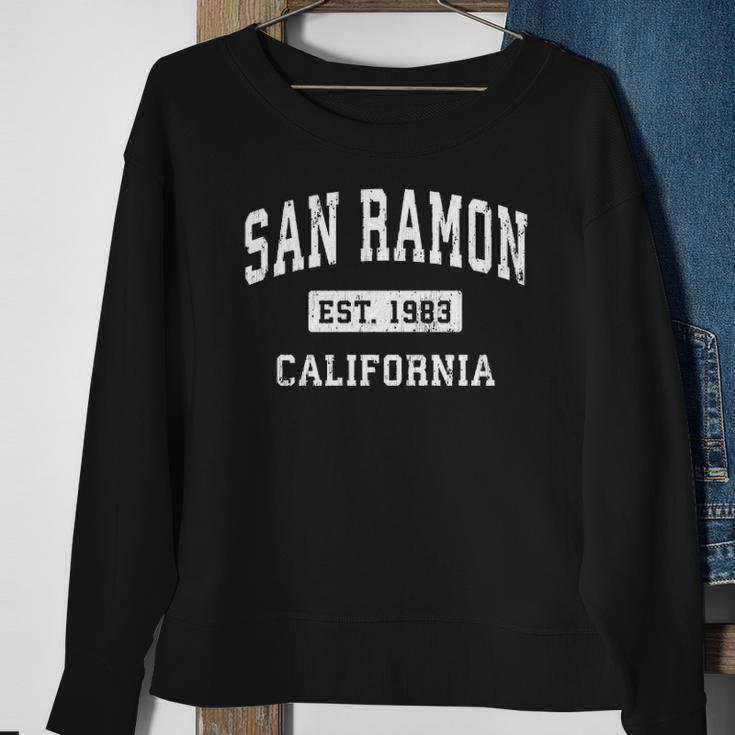 San Ramon California Ca Vintage Established Sports Design Sweatshirt Gifts for Old Women