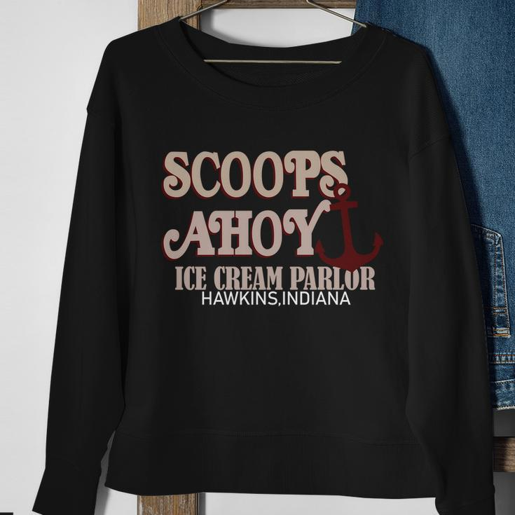 Scoops Ahoy Hawkins Indiana Tshirt Sweatshirt Gifts for Old Women