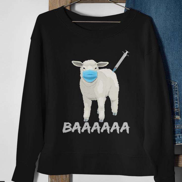 Sheep Or Sheeple Anti Vaccine And Mask Tshirt Sweatshirt Gifts for Old Women