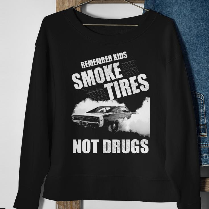 Smoke Tires V2 Sweatshirt Gifts for Old Women