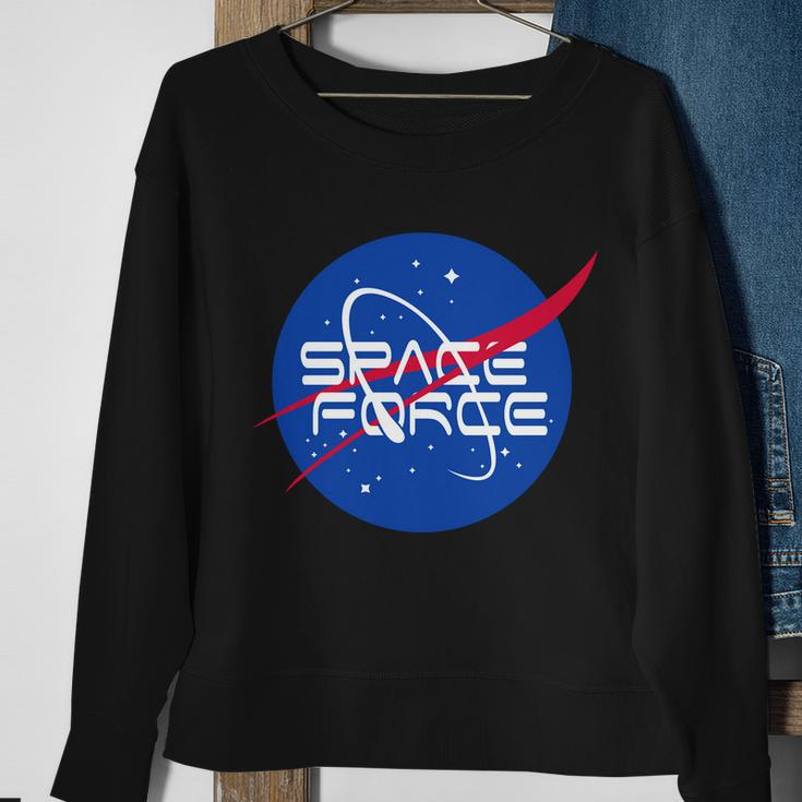 Space Force Usa United States Logo Sweatshirt Gifts for Old Women