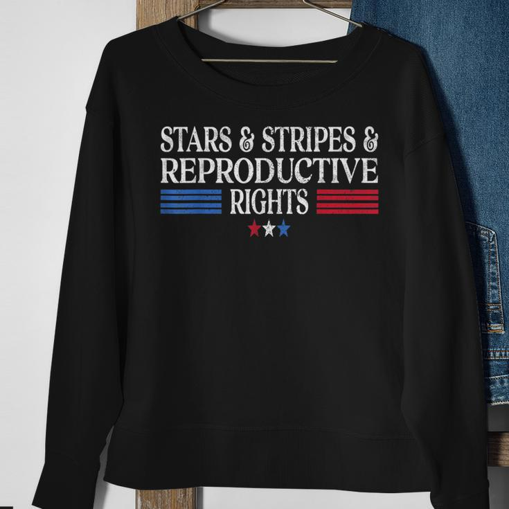 Stars Stripes Reproductive Rights Patriotic 4Th Of July Sweatshirt Gifts for Old Women