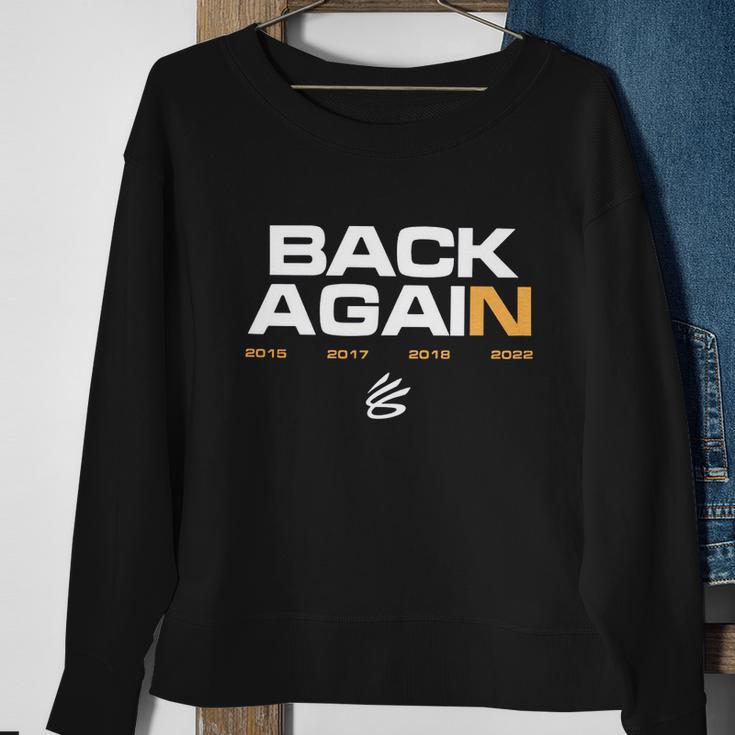 Stephen Back Again Warriors Champion Sweatshirt Gifts for Old Women