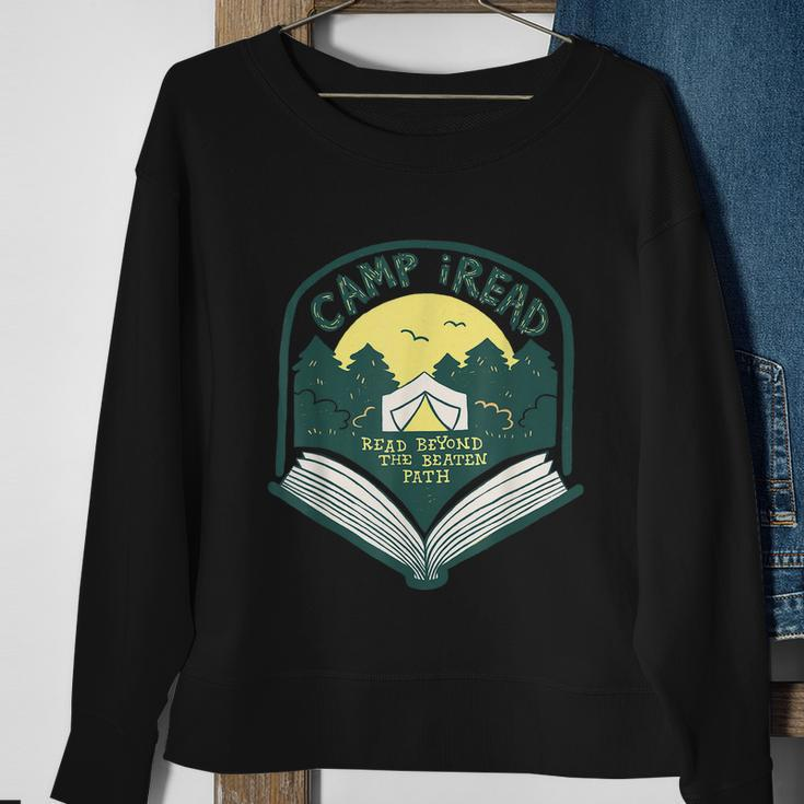 Summer Camp 2022 Read Beyond The Beaten Path Stem Teacher Sweatshirt Gifts for Old Women
