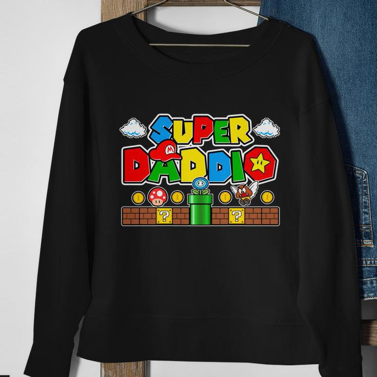 Super Daddio Dad Video Gamer Tshirt Sweatshirt Gifts for Old Women