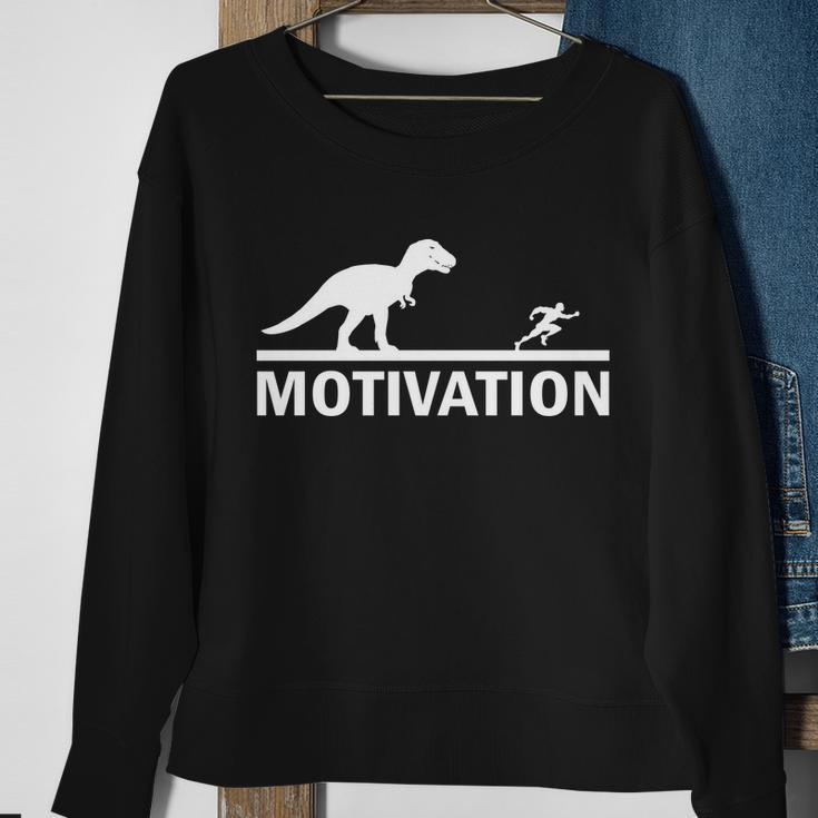 T-Rex Motivation Sweatshirt Gifts for Old Women