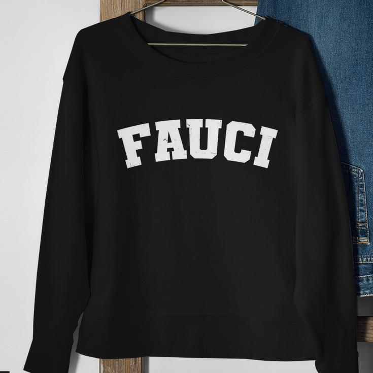 Team Dr Fauci Sporty Logo Sweatshirt Gifts for Old Women
