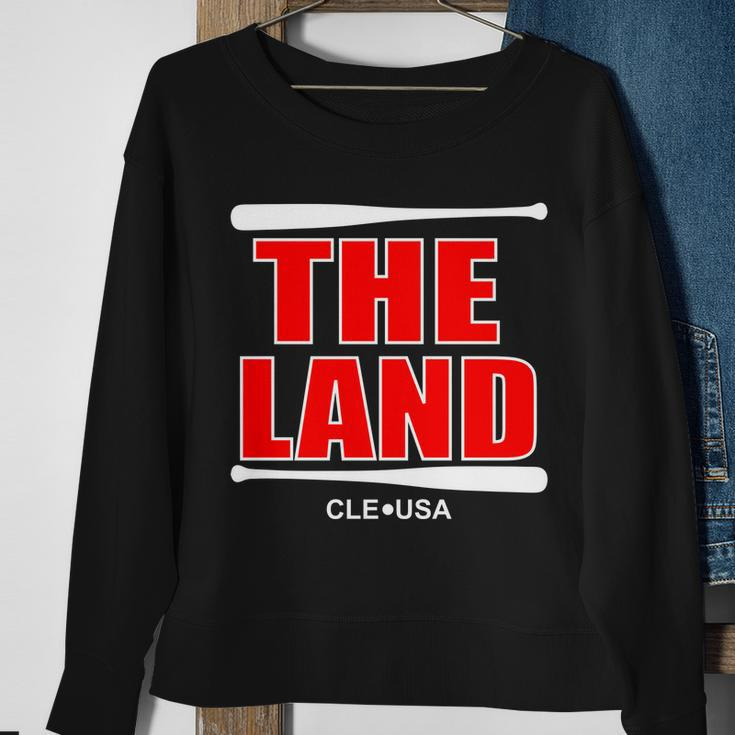 The Land Cleveland Ohio Baseball Tshirt Sweatshirt Gifts for Old Women