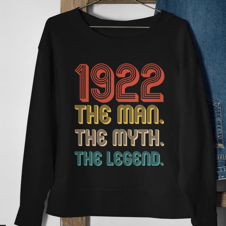 The Man The Myth The Legend 1922 100Th Birthday Sweatshirt Gifts for Old Women