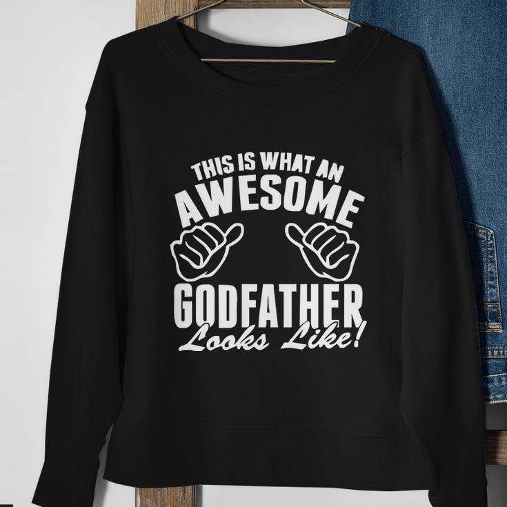 This Is What An Awesome Godfather Looks Like Tshirt Sweatshirt Gifts for Old Women