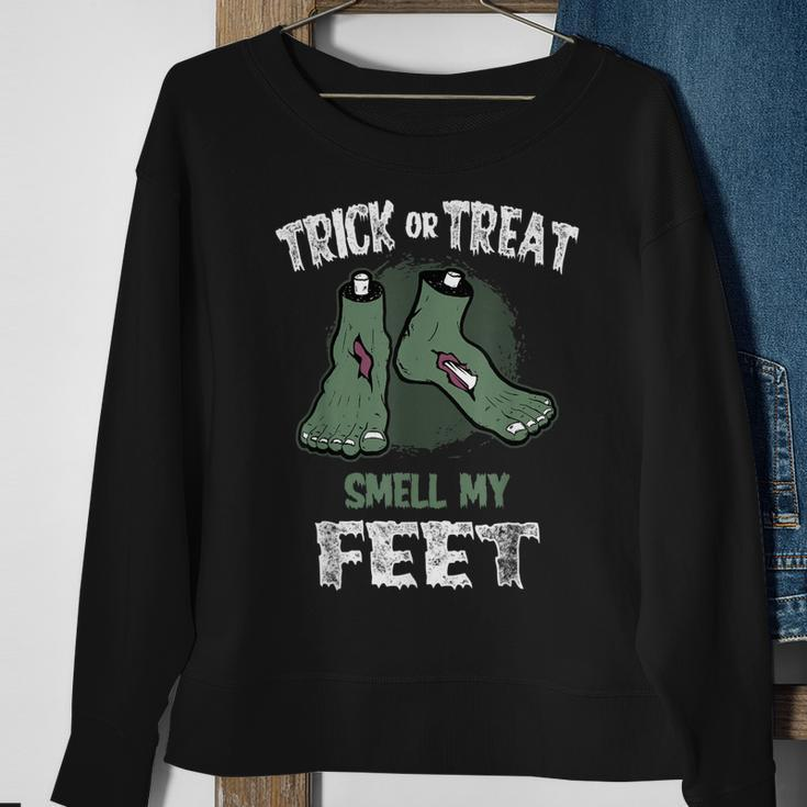 Trick Or Treat Smell My Feet Kids Sweatshirt Gifts for Old Women