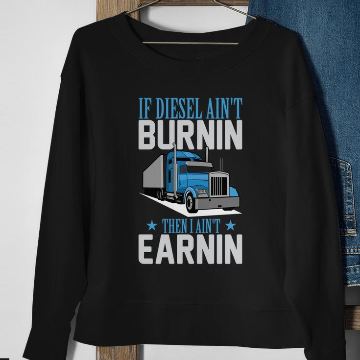 Truck Driver Funny Trucker Semicute Gifttrailer Truck Gift Sweatshirt Gifts for Old Women