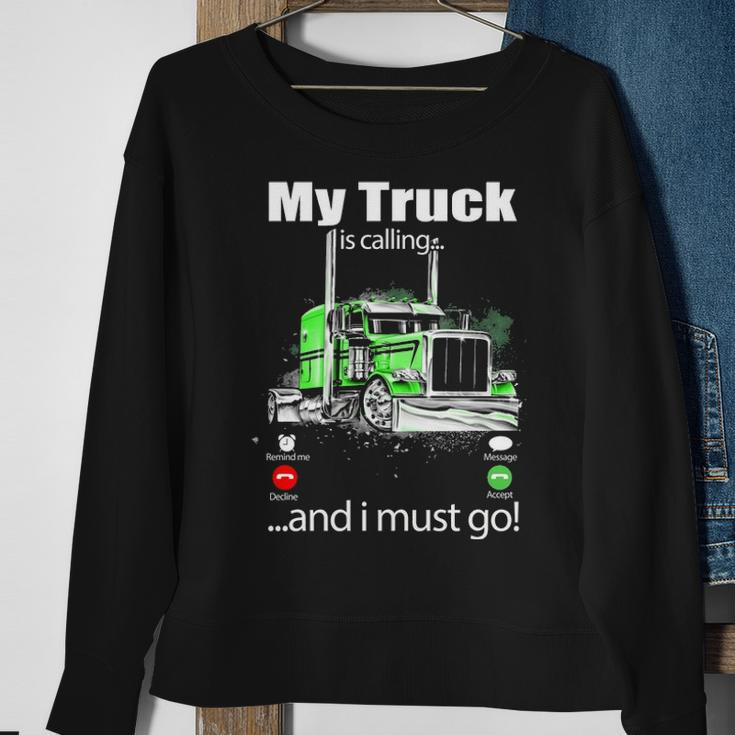 Trucker Lover Sweatshirt Gifts for Old Women