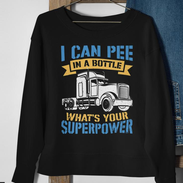 Trucker Trucker Accessories For Truck Driver Diesel Lover Trucker V14 Sweatshirt Gifts for Old Women
