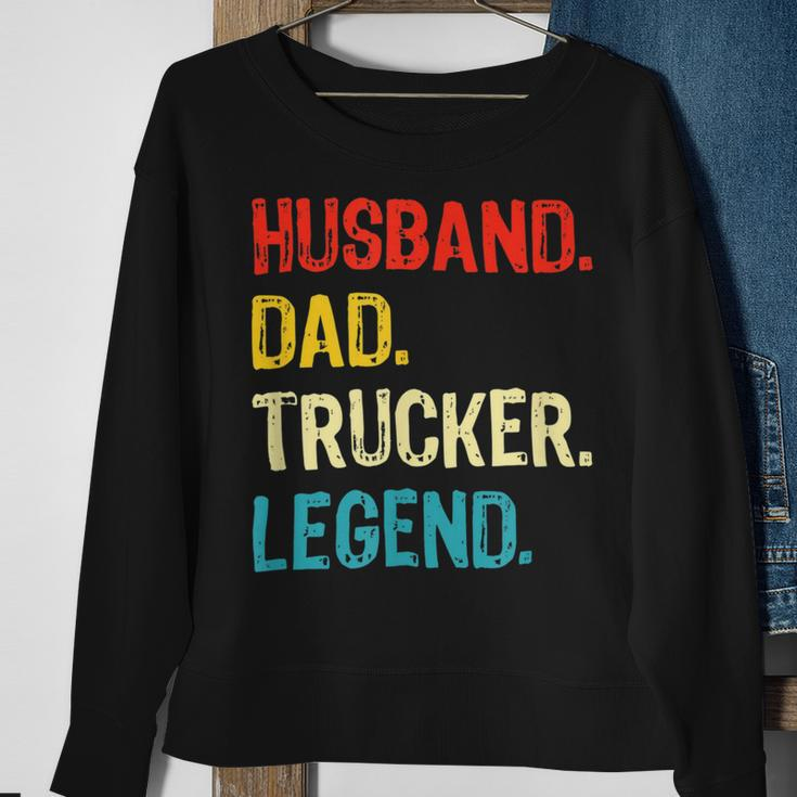 Trucker Trucker Husband Dad Trucker Legend Truck Driver Trucker Sweatshirt Gifts for Old Women
