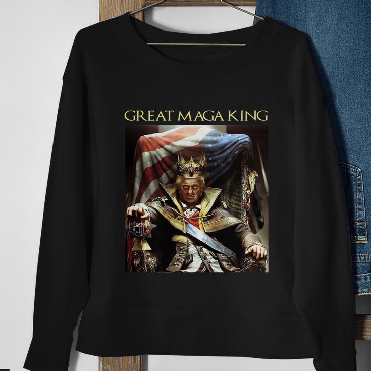 Ultra Maga Maga King The Great Maga King Tshirt V4 Sweatshirt Gifts for Old Women