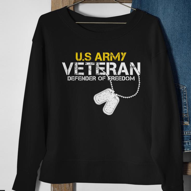 Us Army Veteran Defender Of Freedom Sweatshirt Gifts for Old Women