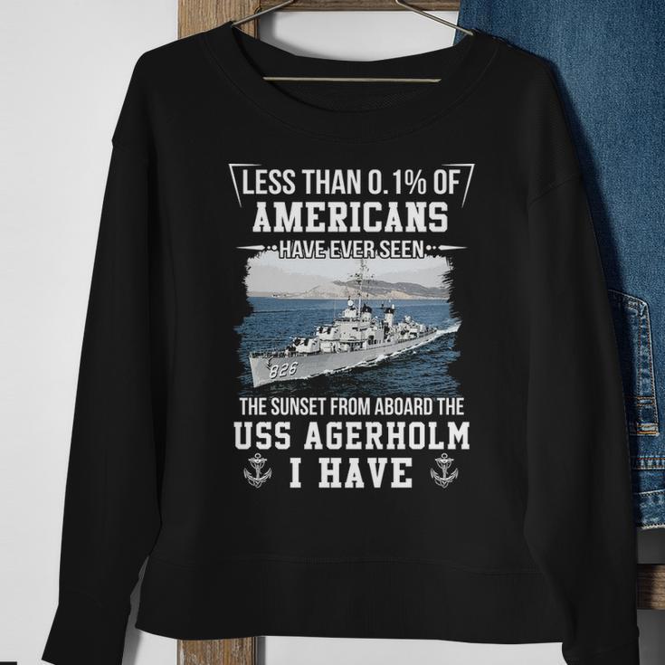 Uss Agerholm Dd 826 Sunset Sweatshirt Gifts for Old Women