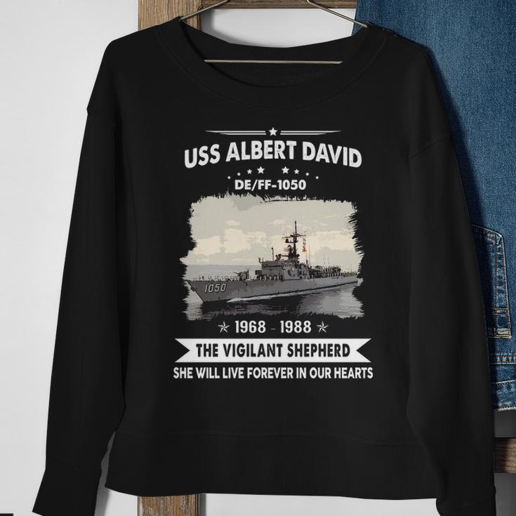 Uss Albert David Ff 1050 De Sweatshirt Gifts for Old Women