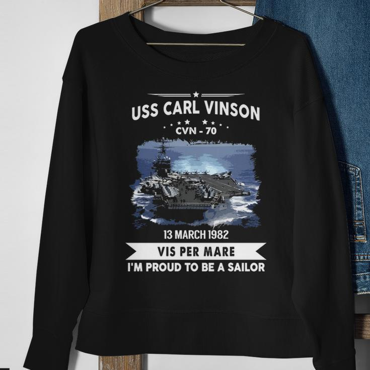Uss Carl Vinson Cvn V3 Sweatshirt Gifts for Old Women
