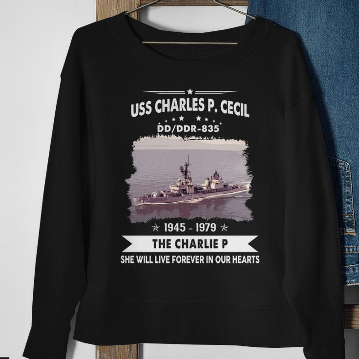 Uss Charles P Cecil Dd Sweatshirt Gifts for Old Women